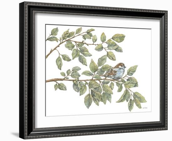 Bird on Branch I-Leslie Trimbach-Framed Art Print