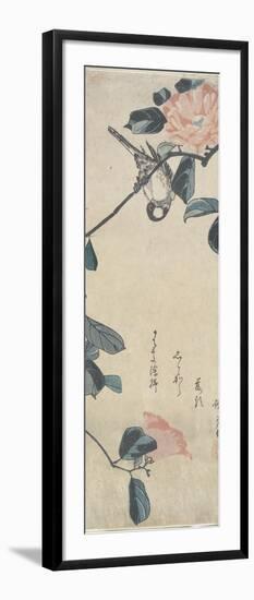 (Bird on Camellia), Early 19th Century-Utagawa Hiroshige-Framed Giclee Print