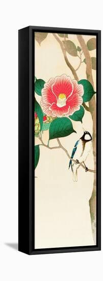 Bird on Camellia-Koson Ohara-Framed Premier Image Canvas