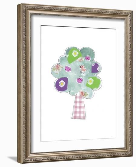 Bird on Tree-Effie Zafiropoulou-Framed Giclee Print