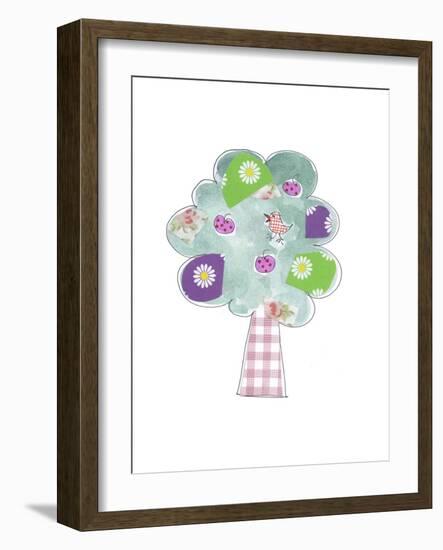 Bird on Tree-Effie Zafiropoulou-Framed Giclee Print