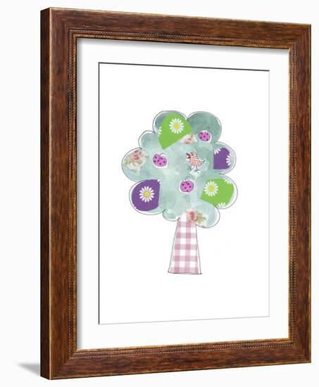 Bird on Tree-Effie Zafiropoulou-Framed Giclee Print