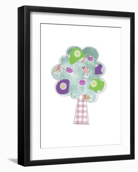 Bird on Tree-Effie Zafiropoulou-Framed Giclee Print