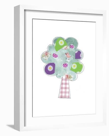 Bird on Tree-Effie Zafiropoulou-Framed Giclee Print