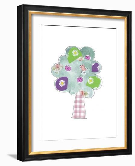 Bird on Tree-Effie Zafiropoulou-Framed Giclee Print