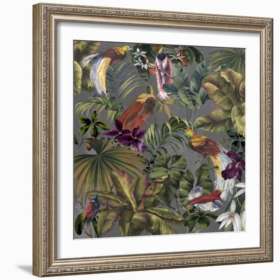 Bird Paradise Neutral-Bill Jackson-Framed Giclee Print