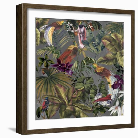 Bird Paradise Neutral-Bill Jackson-Framed Giclee Print