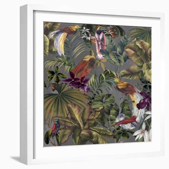 Bird Paradise Neutral-Bill Jackson-Framed Giclee Print