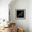 Bird Polygon Black-NaxArt-Framed Art Print displayed on a wall