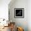 Bird Polygon Black-NaxArt-Framed Art Print displayed on a wall