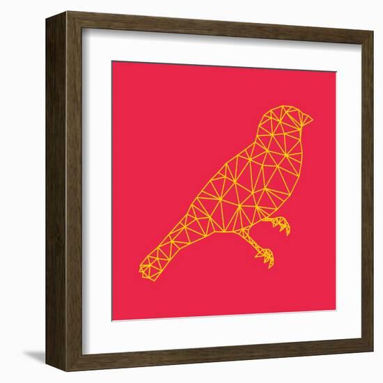 Bird Polygon-Lisa Kroll-Framed Art Print