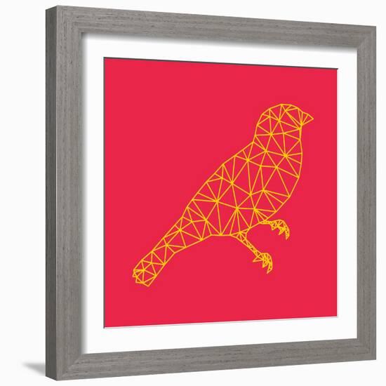 Bird Polygon-Lisa Kroll-Framed Art Print