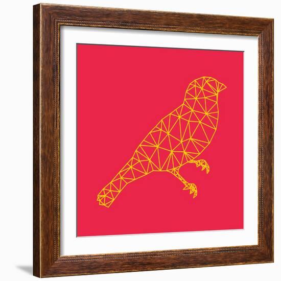 Bird Polygon-Lisa Kroll-Framed Art Print