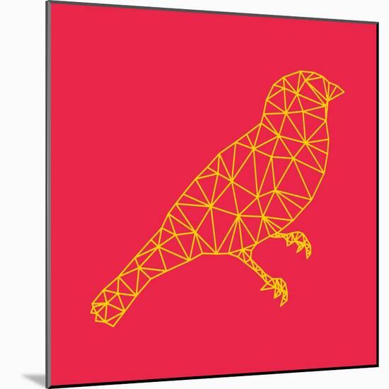 Bird Polygon-Lisa Kroll-Mounted Art Print