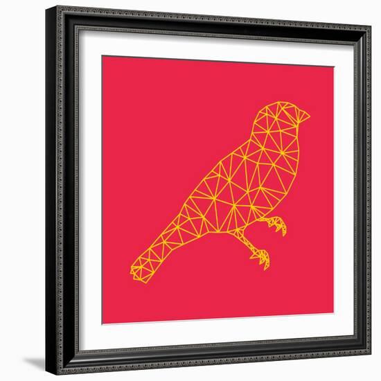 Bird Polygon-Lisa Kroll-Framed Art Print