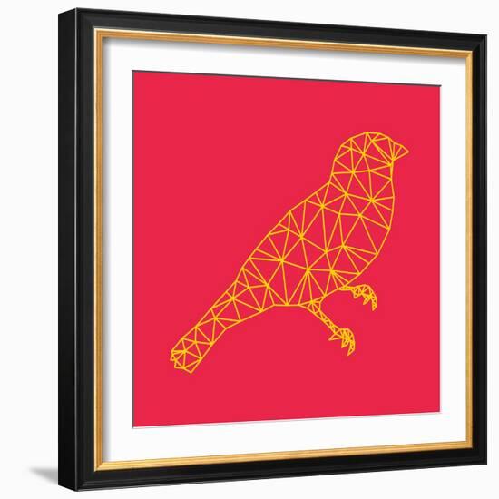 Bird Polygon-Lisa Kroll-Framed Art Print