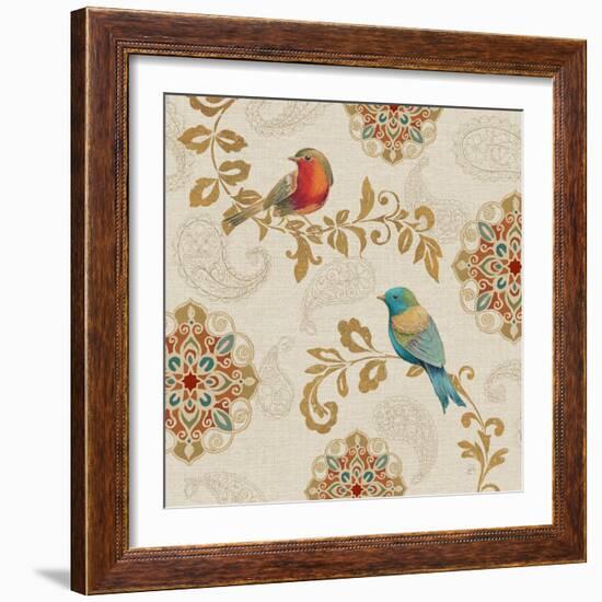 Bird Rainbow IIIA-Daphne Brissonnet-Framed Art Print