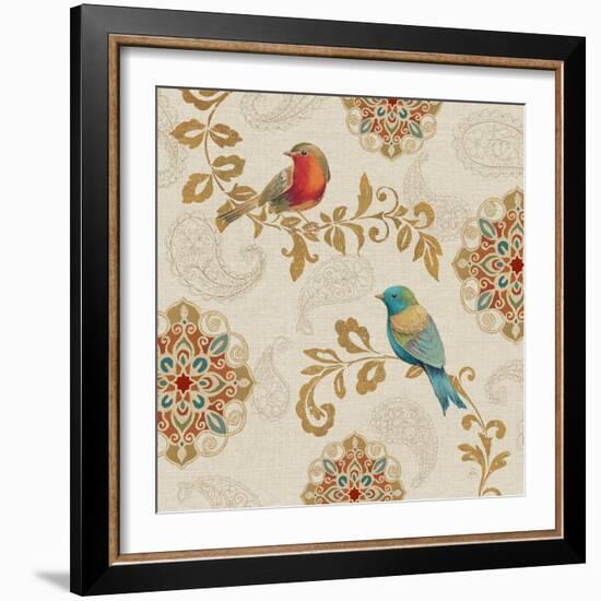 Bird Rainbow IIIA-Daphne Brissonnet-Framed Art Print