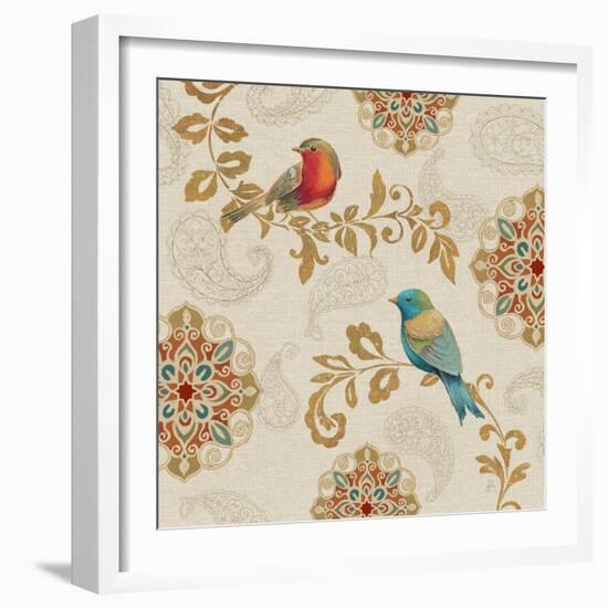 Bird Rainbow IIIA-Daphne Brissonnet-Framed Art Print