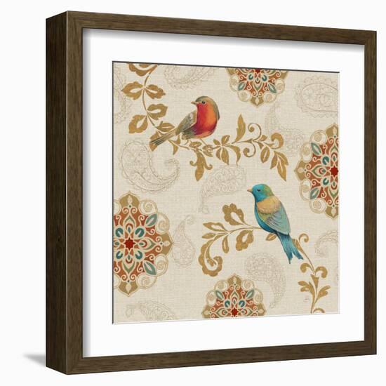 Bird Rainbow IIIA-Daphne Brissonnet-Framed Art Print