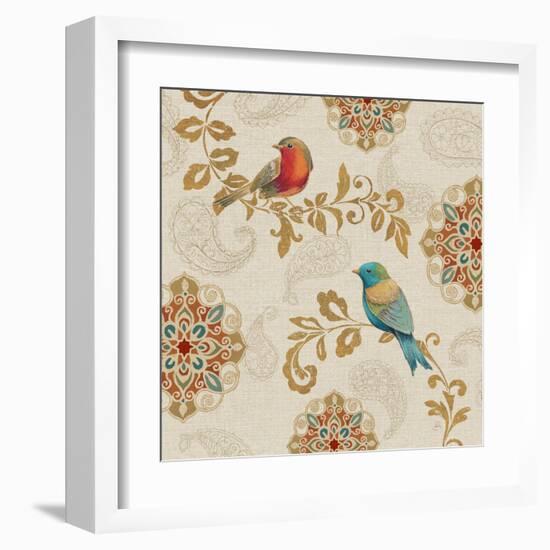 Bird Rainbow IIIA-Daphne Brissonnet-Framed Art Print