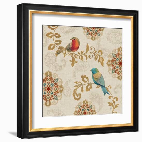 Bird Rainbow IIIA-Daphne Brissonnet-Framed Art Print