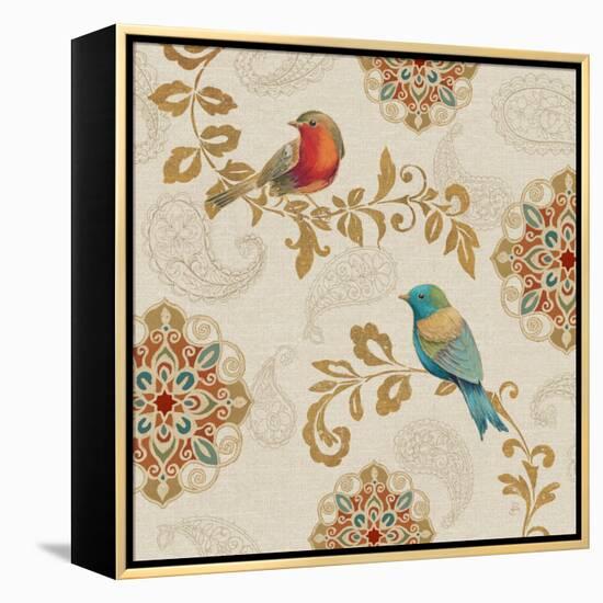 Bird Rainbow IIIA-Daphne Brissonnet-Framed Stretched Canvas