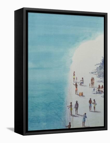 Bird's-Eye Beach, 2000-Lincoln Seligman-Framed Premier Image Canvas