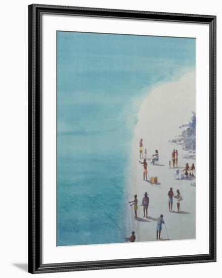 Bird's-Eye Beach, 2000-Lincoln Seligman-Framed Giclee Print