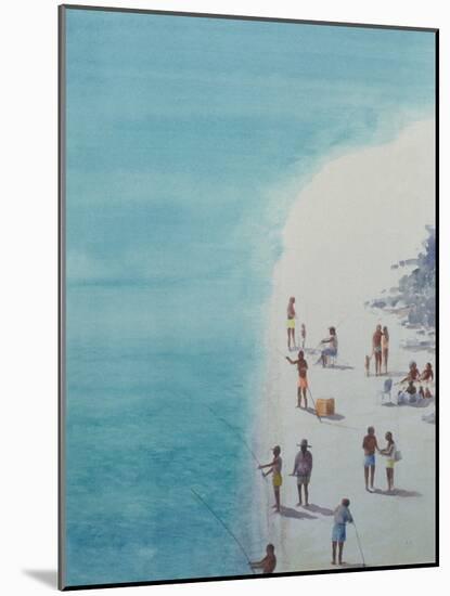 Bird's-Eye Beach, 2000-Lincoln Seligman-Mounted Giclee Print