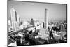 Bird's-Eye View of Bangkok, Thailand (Black and White Photo)-De Visu-Mounted Photographic Print