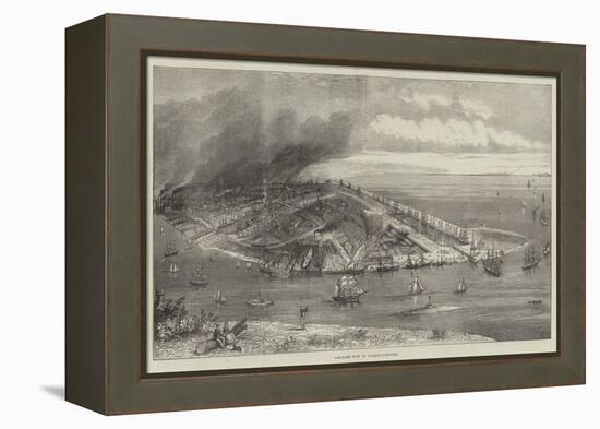 Bird'S-Eye View of Barrow-In-Furness-null-Framed Premier Image Canvas