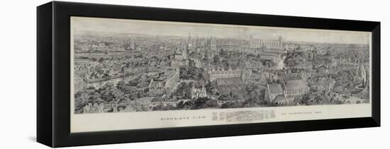 Bird's-Eye View of Cambridge, 1894-Henry William Brewer-Framed Premier Image Canvas