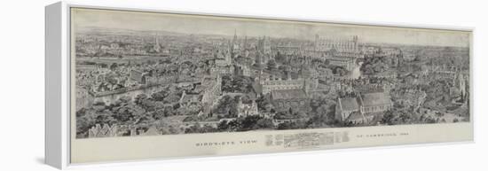 Bird's-Eye View of Cambridge, 1894-Henry William Brewer-Framed Premier Image Canvas