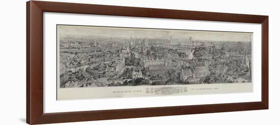 Bird's-Eye View of Cambridge, 1894-Henry William Brewer-Framed Giclee Print