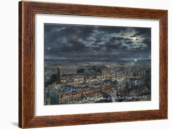 Bird's Eye View of Luna Park-null-Framed Giclee Print