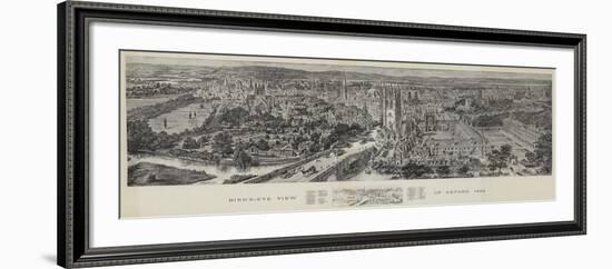 Bird's-Eye View of Oxford, 1894-Henry William Brewer-Framed Giclee Print