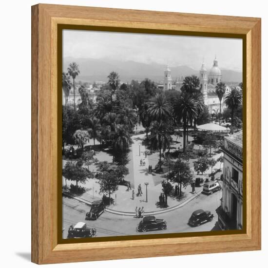 Bird's-Eye View of Salta-Mario de Biasi-Framed Premier Image Canvas