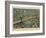 Bird's-Eye View of the Great New York and Brooklyn Bridge and Grand Display of Fireworks, 1883-American School-Framed Giclee Print