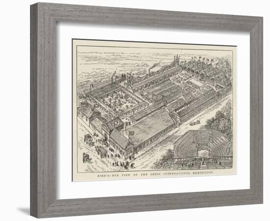 Bird'S-Eye View of the Leeds International Exhibition-Frank Watkins-Framed Giclee Print