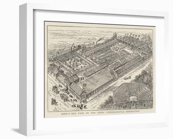 Bird'S-Eye View of the Leeds International Exhibition-Frank Watkins-Framed Giclee Print