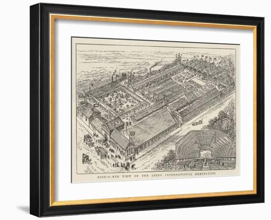 Bird'S-Eye View of the Leeds International Exhibition-Frank Watkins-Framed Giclee Print