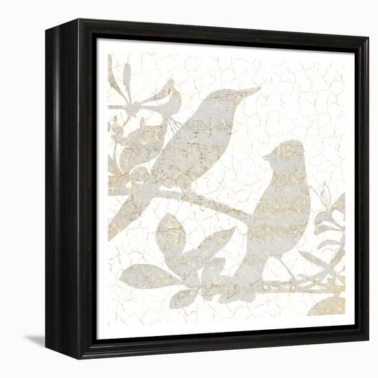 Bird Silhouette 2-Kimberly Allen-Framed Stretched Canvas