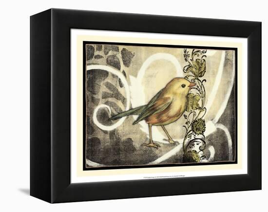 Bird Song I-Jennifer Goldberger-Framed Stretched Canvas