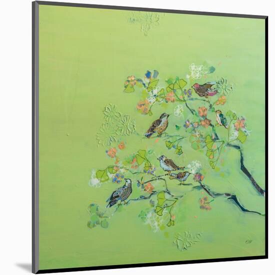 Bird Song-Kellie Day-Mounted Art Print