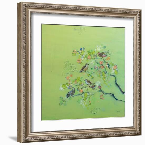 Bird Song-Kellie Day-Framed Art Print