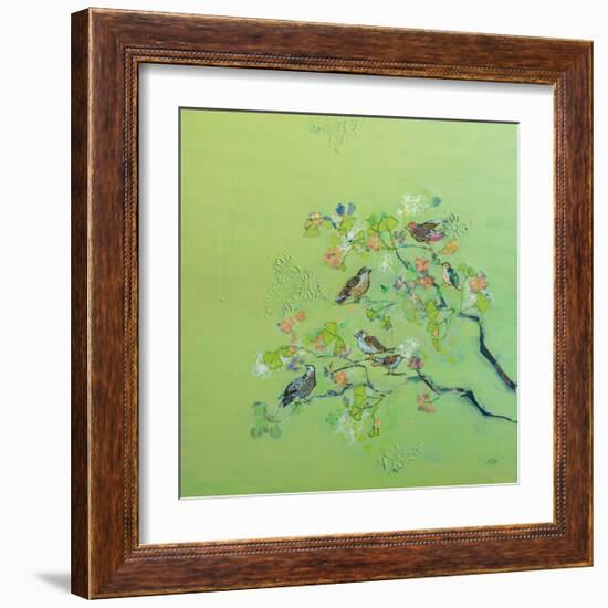 Bird Song-Kellie Day-Framed Art Print