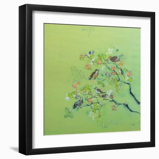 Bird Song-Kellie Day-Framed Art Print