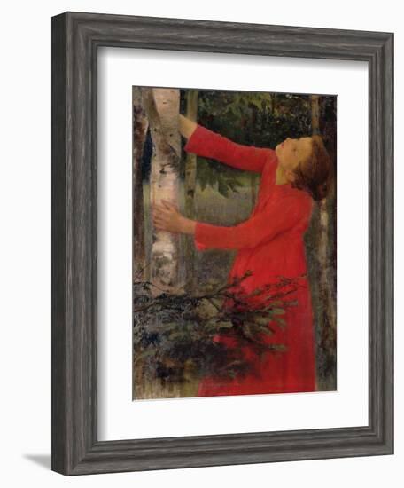 Bird Song-Karoly Ferenczy-Framed Premium Giclee Print