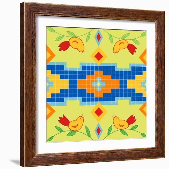 Bird Square-Julie Goonan-Framed Giclee Print